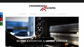 What Crossroadaciers.fr website looked like in 2020 (3 years ago)
