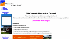 What Cornwall4u.com website looked like in 2020 (3 years ago)