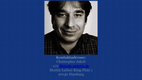 What Chrisjakob.de website looked like in 2020 (4 years ago)