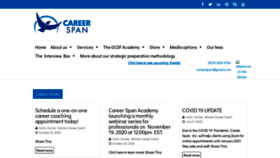 What Careerspanusa.com website looked like in 2020 (3 years ago)