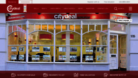 What Citydealestates.co.uk website looked like in 2020 (3 years ago)