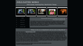 What Childcustodyworks.com website looked like in 2020 (3 years ago)