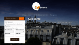 What Callimmo.fr website looked like in 2020 (3 years ago)