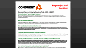What Conduent-is.com website looked like in 2020 (3 years ago)