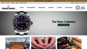 What Colonialjewelers.com website looked like in 2020 (3 years ago)