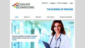 What Catalyst-consultants.com website looked like in 2020 (3 years ago)