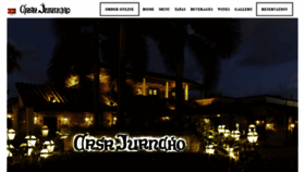 What Casajuancho.com website looked like in 2020 (3 years ago)