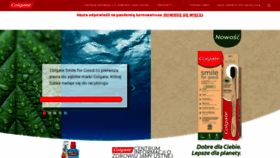What Colgate.pl website looked like in 2020 (3 years ago)