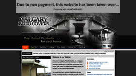 What Calgarypatiocovers.ca website looked like in 2020 (3 years ago)
