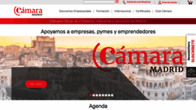 What Camaramadrid.es website looked like in 2020 (3 years ago)
