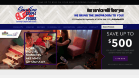 What Carolinacarpetfloors.com website looked like in 2020 (3 years ago)