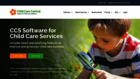 What Childcarecentral.com.au website looked like in 2020 (3 years ago)