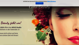 What Calla-beauty.de website looked like in 2020 (3 years ago)