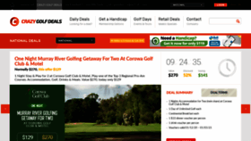 What Crazygolfdeals.com.au website looked like in 2020 (3 years ago)