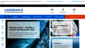 What Candriam.com website looked like in 2020 (3 years ago)