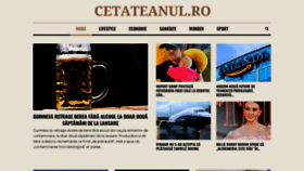What Cetateanul.ro website looked like in 2020 (3 years ago)