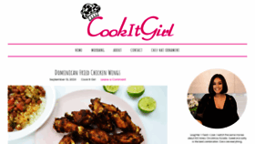 What Cookitgirl.com website looked like in 2020 (3 years ago)
