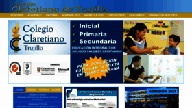 What Claretianotrujillo.edu.pe website looked like in 2020 (3 years ago)