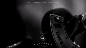 What Cocorico-letterpress.fr website looked like in 2020 (3 years ago)