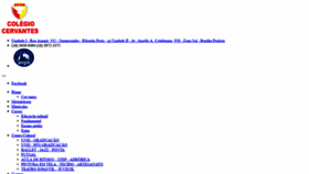 What Colegiocervantes.com.br website looked like in 2020 (3 years ago)