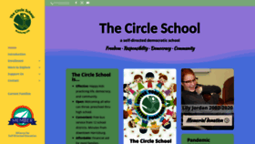 What Circleschool.org website looked like in 2020 (3 years ago)