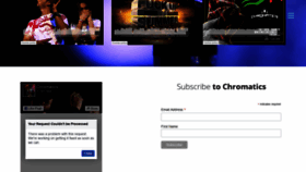 What Chromaticsmusic.com website looked like in 2020 (3 years ago)