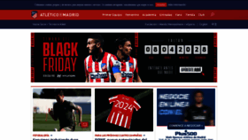 What Clubatleticodemadrid.com website looked like in 2020 (3 years ago)