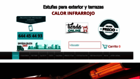 What Calefaccionexteriorinfrarrojos.com website looked like in 2020 (3 years ago)