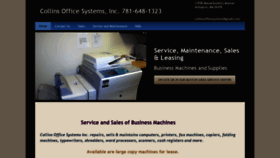 What Collinsofficesystems.net website looked like in 2020 (3 years ago)