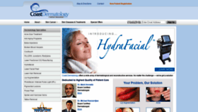 What Coastdermatology.com website looked like in 2020 (3 years ago)