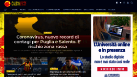 What Calciolecce.it website looked like in 2020 (3 years ago)