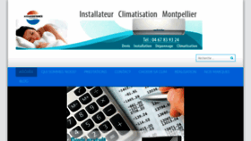 What Climatisation-montpellier-34.fr website looked like in 2020 (3 years ago)