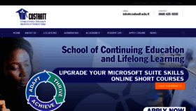 What Costaatt.edu.tt website looked like in 2020 (3 years ago)