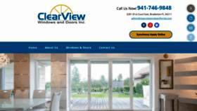 What Clearviewwindowsflorida.com website looked like in 2020 (3 years ago)