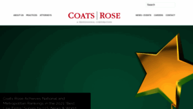 What Coatsrose.com website looked like in 2020 (3 years ago)