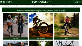 What Cycle-street.co.uk website looked like in 2020 (3 years ago)