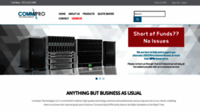 What Commprotechnologies.ae website looked like in 2020 (3 years ago)