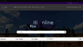 What Citionline.co.za website looked like in 2020 (3 years ago)