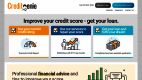 What Creditgenie.co.za website looked like in 2020 (3 years ago)