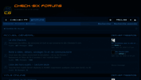 What Checksix-forums.com website looked like in 2020 (3 years ago)