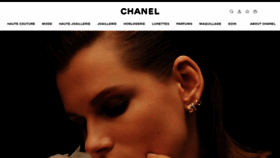 What Chanel.fr website looked like in 2020 (3 years ago)