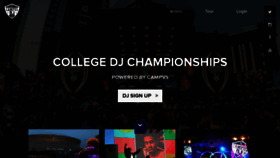 What Campusdj.com website looked like in 2020 (3 years ago)