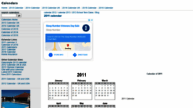 What Calendardate.co.uk website looked like in 2020 (3 years ago)