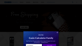 What Casioeducation.com website looked like in 2020 (3 years ago)