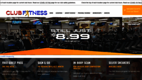 What Clubfitct.com website looked like in 2020 (3 years ago)