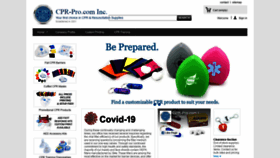 What Cpr-pro.com website looked like in 2020 (3 years ago)
