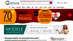 What Cartouche-encre.com website looked like in 2020 (3 years ago)