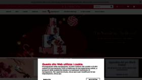 What Clarins.it website looked like in 2020 (4 years ago)