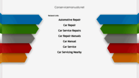 What Carservicemanuals.net website looked like in 2020 (3 years ago)