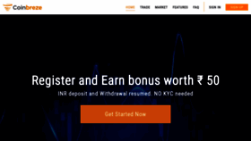 What Coinbreze.com website looked like in 2020 (3 years ago)
